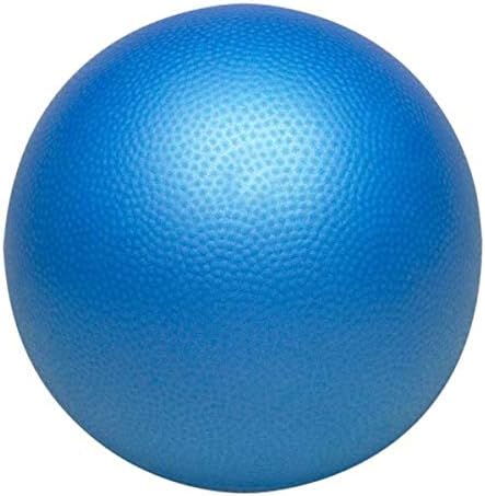 Тренировъчен топката Valeo с 9-инчов сърцевина за щанги, Пилатес, основни тренировки, Подобрява силата на ядрото, баланс и разтягане, VA4448BL