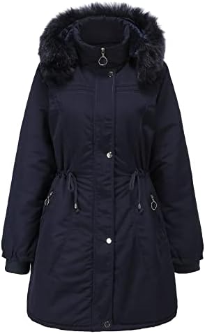 Дамски палта с дълъг ръкав и качулка, Руното Ветрозащитная Есенното яке Свободно, Намаляване, Обикновен Класически размер Oversize