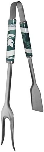 Инструмент за барбекю Siskiyou Sports NCAA Michigan State Spartans Унисекс 3 в 1, Отборен Цвят, Един Размер