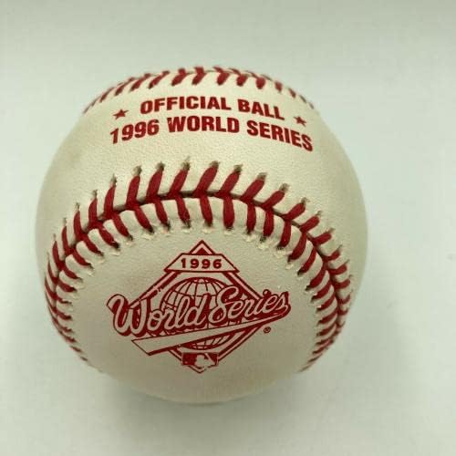 Нов Дерек Джитър подписа Официален договор на Световната серия бейзбол 1996 година с JSA COA - Бейзболни топки с автографи