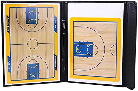 Тренерская дъска REALN за баскетбол Комплект магнитни дъски за баскетбол със Суха Стиранием, почувствах-върхът писалка и Магнитна шахматна фигура (Цвят: Баскетбол-a)