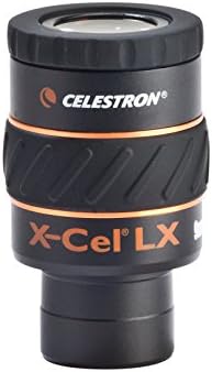 Окуляр Celestron серия X-Cel LX - 1,25-инчов, 9 мм 93423 и 93529 X-Cel LX с 2X Барлоу лещи 1,25 инча (черен)