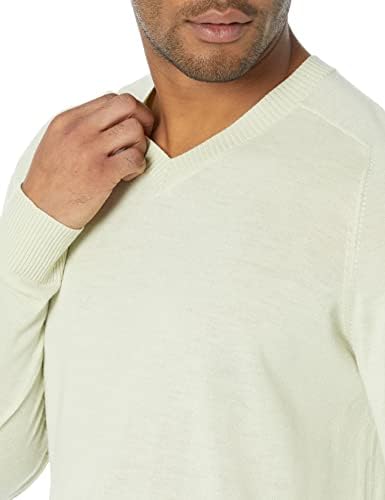 Мъжки пуловер от мериносова вълна, с V-образно деколте и обичайните размери на Aware (на разположение в най-високо цвят)
