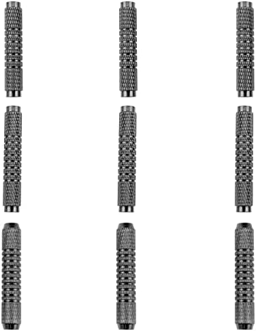 Yocimango 10 г, 12 г, 14 г, 3 вида сменяеми цилиндри за стреличка, използвани за стреличките с мека глава и стреличките със стоманена глава (черна) -9 броя