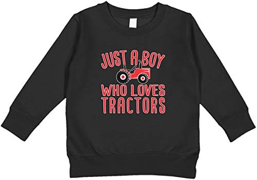Amdesco Просто Момче, което обича Толстовку за деца с трактори