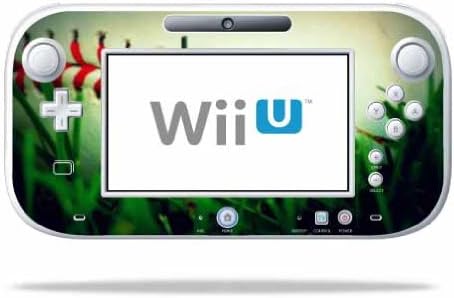 Кожата MightySkins е Съвместим с контролера на Nintendo Wii U Gamepad амбалажна Стикер Скинове Софтбол