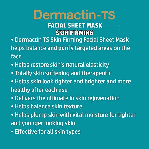 Dermactin-TS Интензивна терапия за кожа, Укрепване Маска за лице 4 бр. (опаковка от 2 броя)