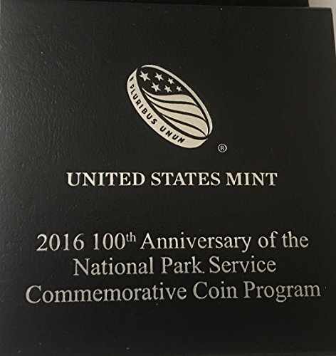 Стр. 100-годишнината на услуги за национални паркове се предлага в оригинална опаковка на монетния двор на САЩ Dollar Brilliant Монетен двор на САЩ, Без да се прибягва