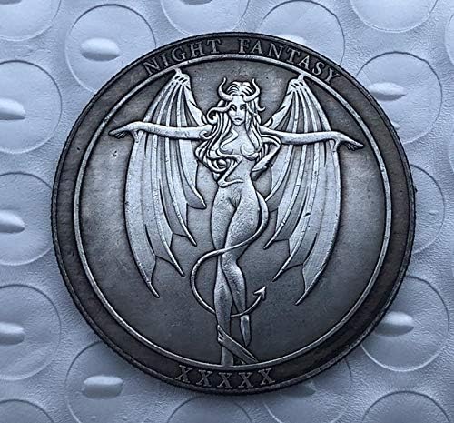 Американски Морган Скитник Монета Занаяти Женски Дявол Ангел Възпоменателна Монета За Подарък Подарък