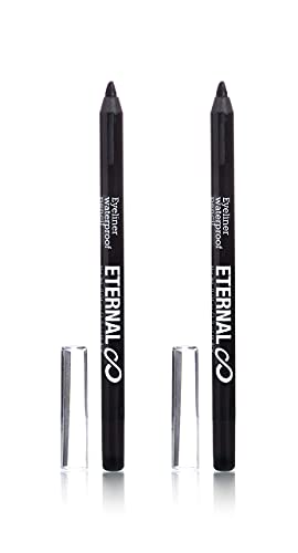 Водоустойчив с цветен молив Eternal Eyeliner с витамин е – Професионален, лесно наносящийся за целия ден Опушен или ефектен молив за окото, устойчив и не размазывающийся.