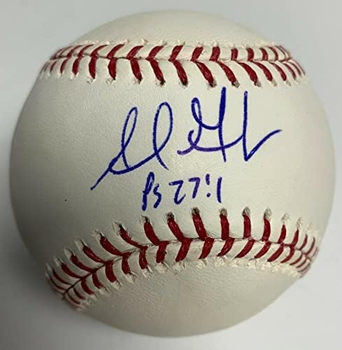 Адриан Гонсалес подписа MLB Бейзбол PSA U87447 Dodgers Padres с Надпис - Бейзболни топки с автографи
