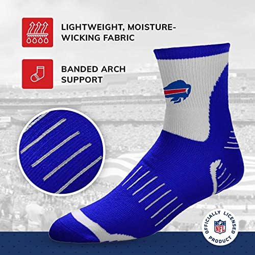 Чорапи за възрастни FBF NFL Surge с Дължина четвърт инч За мъже и Жени