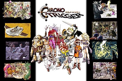 Най-гледаното постер - Плакат на Chrono Trigger с лъскава повърхност, Направено в САЩ - YEXT576 (24 x 36 (61 cm x 91,5 см))