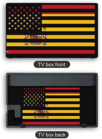 Испания Американски Флаг Термоаппликационные Етикети Покриват Защитно предната панел на Кожата за Nintendo Switch