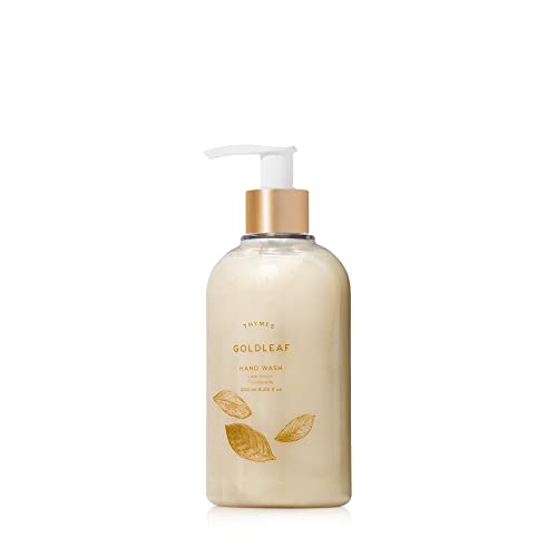 Thymes - Goldleaf Ръчно пране с пищност - Овлажняващ Течен сапун за ръце с елегантен цветен аромат - 8,25 грама