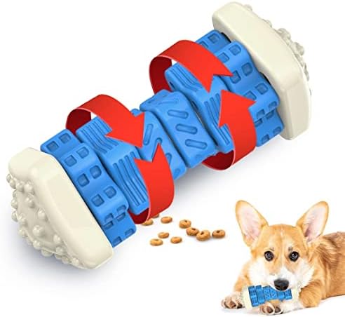 Интерактивни играчки за кучета PUPPY LUV от скука и възбуда - Синьо | От здрава гума и Найлон, Почти Неразрушаемые Играчки за Агресивни Жевателей | Кученце Са зъби, Играчка-Пъзел за кучета, Играчки за Обогатяване на