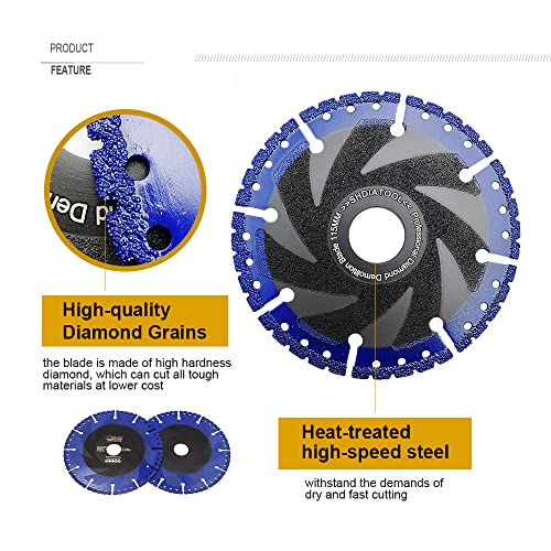 Комплект диамантени дискове за рязане на метал SHDIATOOL от 3 броя