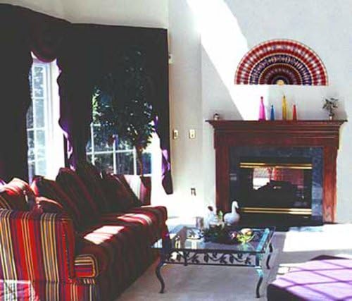 Чист гънки от дърво -Разпродажба - Декоративен вентилатор, Екран за камина или Окачена лампа на стената - L119 - Цветя, Розово, Сребристо Сини