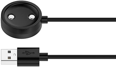 Кабел за зареждане, Съвместим със зарядно устройство Suunto 9 Peak, USB-кабел с дължина 3,3 фута, Преносим Кабел, Магнитен Взаимозаменяеми кабел за зарядно устройство Suunto 9 Peak, Аксесоари за умни часа (черен)