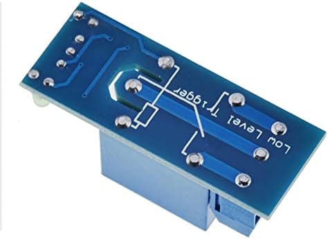 KENID 1 бр. на 1-Канален реле 5 В 12 В Задейства ниското ниво 1-Канален модул за Интерфейс съвет Щит (Цвят: 1-канален реле 5)