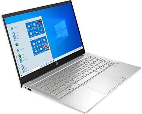 2021 Лаптоп HP Pavilion 14 FHD Премиум-клас на 11-то поколение с 4-ядрен процесор Intel i5-1135G7 8 GB DDR4 256 GB NVMe Intel SSD Iris Xe Graphics HDMI, Уеб-камера, Bluetooth Клавиатура с подсветка на Windows 10 Home