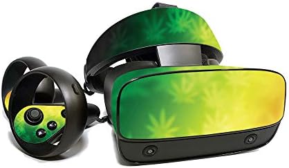 Корица MightySkins за Oculus Rift S - Rasta Rainbow | Защитно, Здрава и уникална Vinyl стикер | Лесно се нанася, се отстранява и обръща стил | Произведено в САЩ