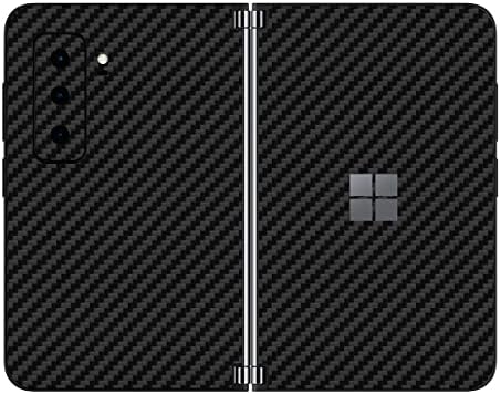 Стикер SopiGuard Skin за Microsoft Surface 2 Duo 2-ро поколение 2021 г., Vinyl стикер на предния и Задния панел от край до край (сажди)