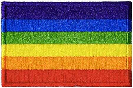Графична Прах Дъгата Флаг Знак Гей ЛГБТ Лесби Бродирана Желязо на Нашивке Логото на Гей Гордост Фестивал Право Любов САМ Сърцето си в Знак Знак