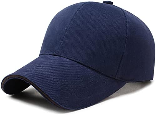 Бейзболна шапка NSMZ за Мъже и Жени, Класически Памучен Шапка, Однотонная шапка с нисък профил (Цвят: сив, размер: 1 бр.)