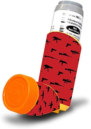 MightySkins Skin за инхалатор за астма Proventil HFA - Hot Flames | Защитно, здрава и уникална vinyl стикер-опаковка | Лесно се нанася, се отстранява и промени на прическа | Произведено в САЩ