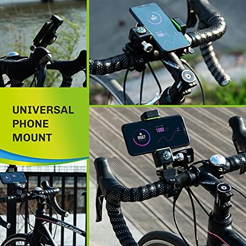 GeGeMu Планина за номер на мотора, кормилото на велосипед и мотоциклет, Универсален Държач за мобилен телефон със завъртане на 360 ° за телефони Phone 11 / Phone 11 Pro Max, S9, S10 и по-4,7 - 6,8