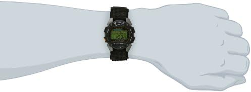 Цифров часовник Armitron Sport Men ' s 406623 с хронограф Си сиво-черно нейлоновом ремешке с кръгла циферблат