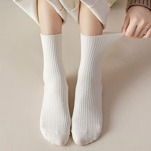 Riccess 6 Двойки Японски Естетически Красиви Спортни Меки Чорапи за жени и Момичета, Разтеглив Неутрални Чорапи до Глезена