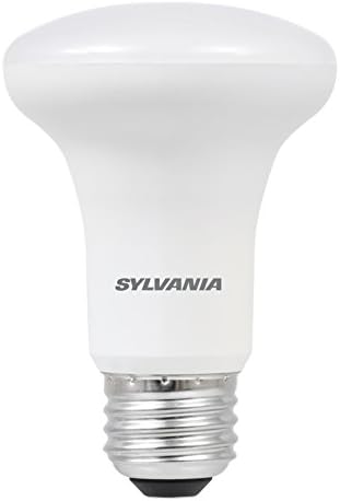 Led лампа SYLVANIA R20 мощност 50 W, Еквивалентна на ефективността 5 W, 10 години, с регулируема яркост, 325 Лумена, ярко бяла - 2 опаковки (78030)