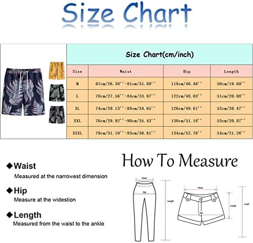 MIASHUI къси Панталони за Йога за Мъжете Ежедневни Панталони със Средна дължина, с Принтом и Джоб, Мъжки Летни Шорти на съвсем малък, Мъжки Ежедневни Панталони за Фитнес