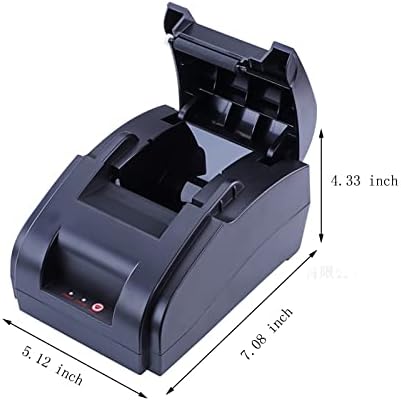 Термоэтикетка XUnion Printer, мини-печат на проверки за етикети максимална ширина 58 мм с висока скорост на печат, съвместима с Esc/Pos Prin