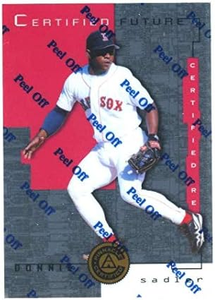 1998 Pinnacle Удостоверение на Future Red 122 Издаване на Теста за обявяване в несъстоятелност Дони Сэдлера - Бейзболни картички без подпис