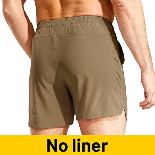 Мъжки спортни Шорти за бягане MIER, Леки Активни къси панталони с дължина от 5 сантиметра с джобове, бързо съхнещи, Дишащи