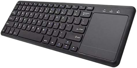 Клавиатурата на BoxWave, съвместима с Samsung Galaxy Book3 360 (15,6 инча) - Клавиатура MediaOne със сензорен панел, клавиатура в пълен размер, USB, безжичен тракпад за Samsung Galaxy Book3 360 (15,6 инча) - Черно jet