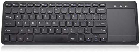 Клавиатурата на BoxWave, съвместима с MSI CreatorPro X17 (17,3 инча) - Клавиатура MediaOne със сензорен панел, клавиатура в пълен размер, USB, безжичен тракпад за КОМПЮТЪР, за да MSI CreatorPro X17 (17,3 инча) - Черно