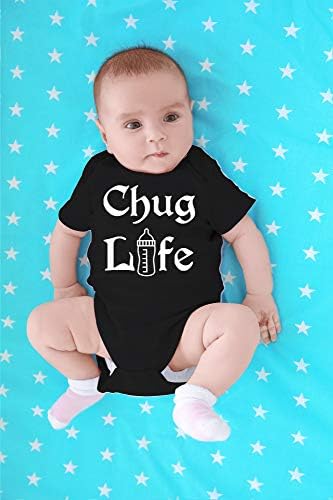 CBTwear Chug Life - Забавно Облекло За Собутыльников - Сладък Едно Парче Детски Боди За Бебета
