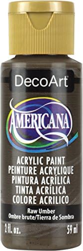 Акрилна боя DecoArt DA130-3 Americana, 2 Унция, Необработанная Umbra