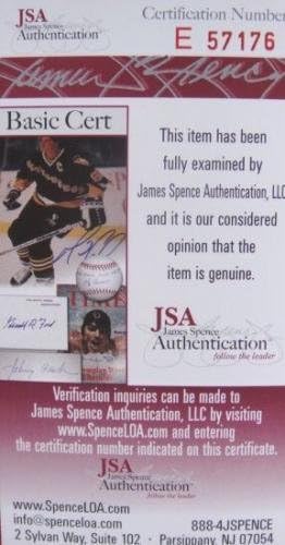 Мат Райън подписа (Домашни Червени) фанелката на Атланта Фэлконс JSA - Тениски NFL с автограф