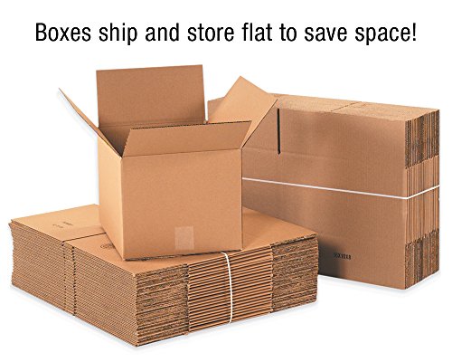 BOX USA 25 Опаковки, Кашони от велпапе, 7 L x 6 W x 5 H, Изработка, Доставка, Опаковане и преместване