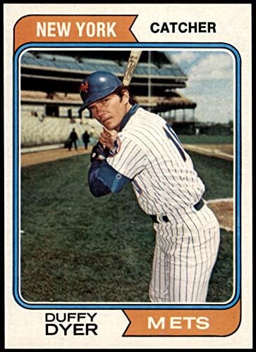 1974 Topps 536 Дъфи Дайър Ню Йорк Метс (Бейзболна картичка) NM /MT + Метс