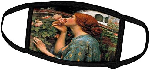 Ретро сундучок 3dRose – Шедьоври - Waterhouse - Мирис на рози - Маска за лице (fm_303044_1)
