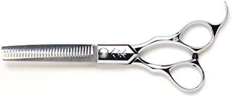 Yasaka Японски Ножици за красота/Ножици Cutting YS-300 За филировки на 30 зъбите, дължина 6,0 мм - Постоянен акцент за пръстите на краката и класически Ергономични дръжки