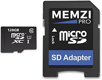MEMZI PRO 128 GB, Клас 10 80 Mb/s. Карта памет Micro SDXC с SD адаптер за Samsung Galaxy S3 9,7 Таблет PC