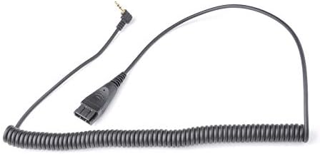 Слушалки OvisLink с шумопотискане, съвместими с IP телефони Polycom Allworx | Слушалки за call center с две уши и 2 Быстроразъемными кабели | Гъвкава микрофон стойка | Високо качество на предаване на глас | Удобен