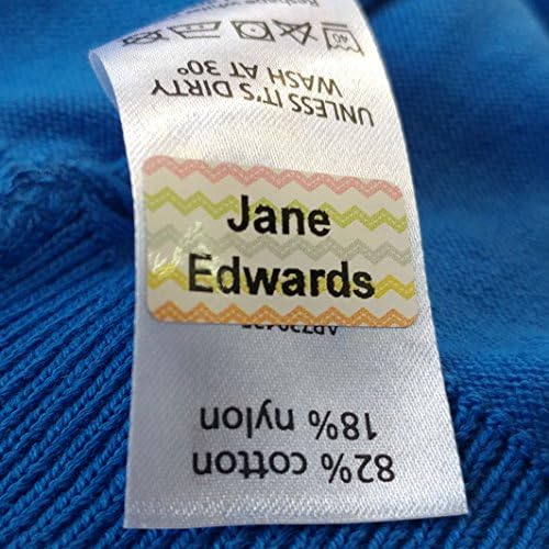 Смешни етикет с името на дрехи Stick 'n Wash - Не трябва да шият, не гали - просто залепете! (120 етикети)